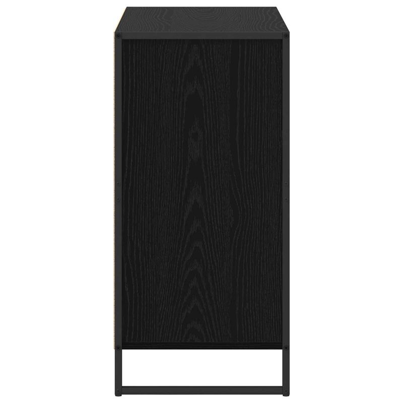 Casa si Gradina - Mobilier - Comode si corpuri - Comode - Bufet cu sertar Stejar Negru 79 x 36 x 75.5 cm Lemn compozit - Infinity.ro