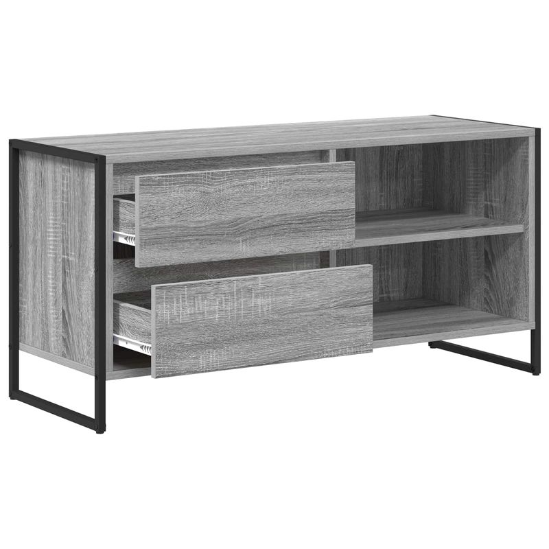 Casa si Gradina - Mobilier - Comode si corpuri - Comode - Cabinet TV Gri Sonoma 100 x 36 x 49,5 cm Lemn compozit - Infinity.ro