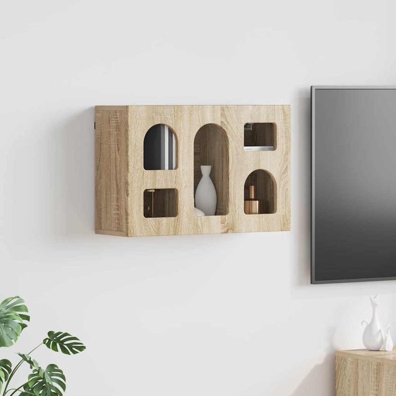 Casa si Gradina - Mobilier - Dulapuri si sifoniere - Dulapuri - Dulap suspendat Stejar Sonoma 60 x 20 x 40 cm Lemn compozit - Infinity.ro