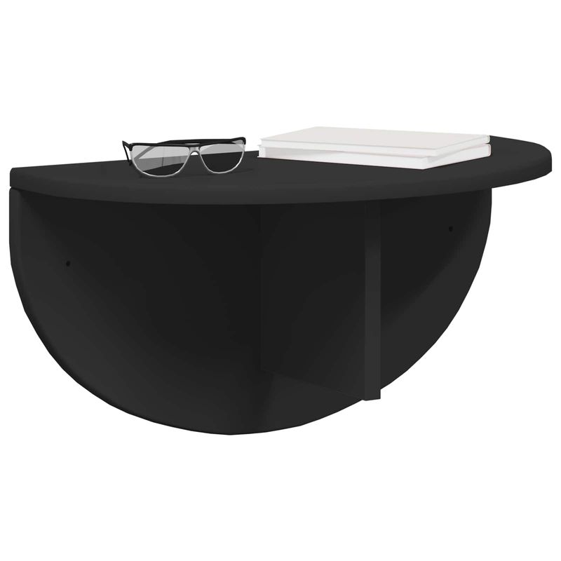 Casa si Gradina - Mobilier - Biblioteci si rafturi - Rafturi - Raft de perete Pe perete Negru 38 x 19 x 19 cm Lemn compozit - Infinity.ro