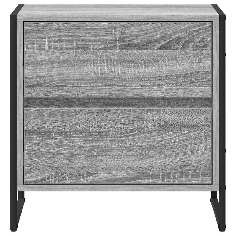 Casa si Gradina - Mobilier - Comode si corpuri - Noptiere - Noptiera cu sertar Gri Sonoma 50 x 39.5 x 50 cm Lemn compozit - Infinity.ro