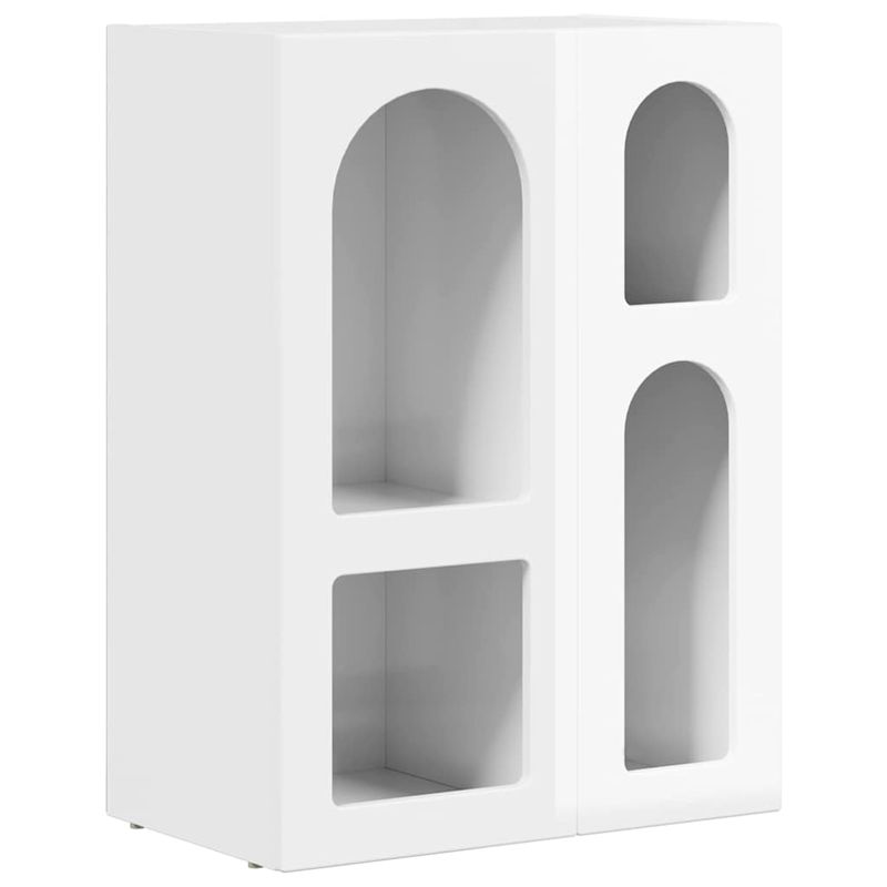 Casa si Gradina - Mobilier - Comode si corpuri - Comode - Bufet Alb lucios 59 x 35 x 80.5 cm Lemn compozit - Infinity.ro