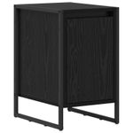 Casa si Gradina - Mobilier - Comode si corpuri - Noptiere - Noptiera Stejar Negru 39,5 x 30 x 50 cm Lemn compozit - Infinity.ro