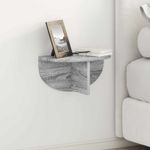 Casa si Gradina - Mobilier - Biblioteci si rafturi - Rafturi - Raft de perete Gri Sonoma 38 x 19 x 19 cm Lemn compozit - Infinity.ro