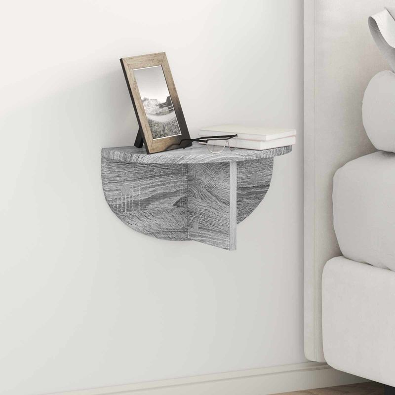 Casa si Gradina - Mobilier - Biblioteci si rafturi - Rafturi - Raft de perete Gri Sonoma 38 x 19 x 19 cm Lemn compozit - Infinity.ro