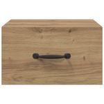 Casa si Gradina - Mobilier - Comode si corpuri - Noptiere - Noptiera Stejar artizanal 35 x 35 x 20 cm Lemn compozit - Infinity.ro