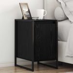 Casa si Gradina - Mobilier - Comode si corpuri - Noptiere - Noptiera Stejar Negru 39,5 x 30 x 50 cm Lemn compozit - Infinity.ro