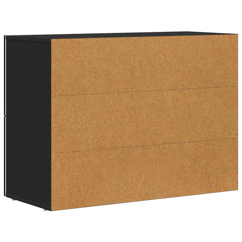 Casa si Gradina - Mobilier - Comode si corpuri - Comode - Bufet Negru 80.5 x 35 x 59 cm Lemn compozit - Infinity.ro