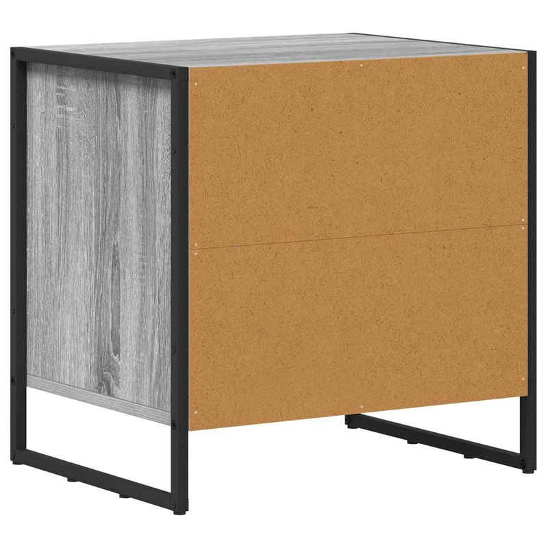 Casa si Gradina - Mobilier - Comode si corpuri - Noptiere - Noptiera cu sertar Gri Sonoma 50 x 39.5 x 50 cm Lemn compozit - Infinity.ro