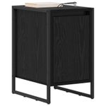 Casa si Gradina - Mobilier - Comode si corpuri - Noptiere - Noptiera Stejar Negru 39,5 x 30 x 50 cm Lemn compozit - Infinity.ro