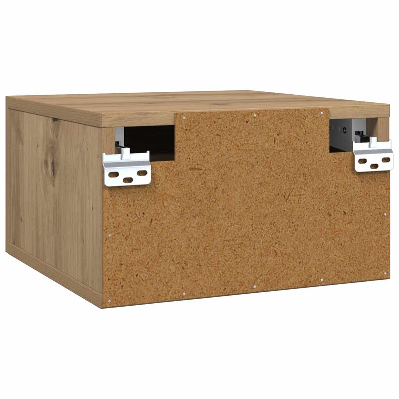 Casa si Gradina - Mobilier - Comode si corpuri - Noptiere - Noptiera Stejar artizanal 35 x 35 x 20 cm Lemn compozit - Infinity.ro