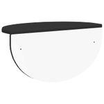 Casa si Gradina - Mobilier - Biblioteci si rafturi - Rafturi - Raft de perete Pe perete Negru 38 x 19 x 19 cm Lemn compozit - Infinity.ro