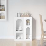 Casa si Gradina - Mobilier - Comode si corpuri - Comode - Bufet Alb lucios 59 x 35 x 80.5 cm Lemn compozit - Infinity.ro