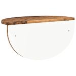 Casa si Gradina - Mobilier - Biblioteci si rafturi - Rafturi - Raft de perete 2 pcs Lemn vechi 38 x 19 x 19 cm Lemn compozit - Infinity.ro