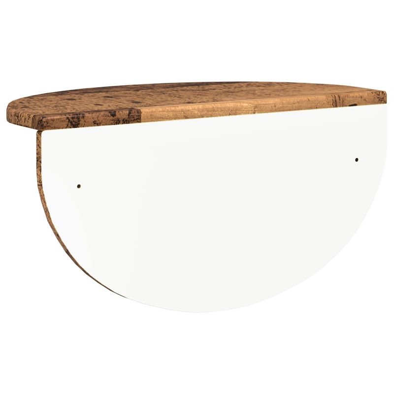 Casa si Gradina - Mobilier - Biblioteci si rafturi - Rafturi - Raft de perete 2 pcs Lemn vechi 38 x 19 x 19 cm Lemn compozit - Infinity.ro