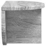 Casa si Gradina - Mobilier - Biblioteci si rafturi - Rafturi - Raft de perete Gri Sonoma 38 x 19 x 19 cm Lemn compozit - Infinity.ro