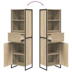 Casa si Gradina - Mobilier - Comode si corpuri - Comode - Dulap pentru carti Sonoma 43 x 36 x 150.5 cm Lemn compozit - Infinity.ro