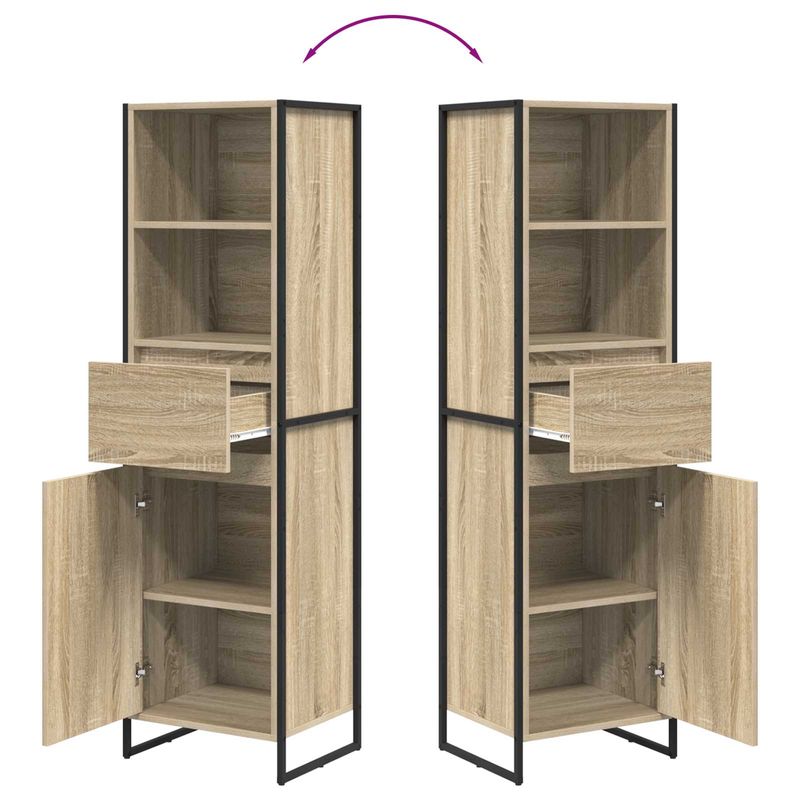 Casa si Gradina - Mobilier - Comode si corpuri - Comode - Dulap pentru carti Sonoma 43 x 36 x 150.5 cm Lemn compozit - Infinity.ro
