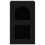 Casa si Gradina - Mobilier - Comode si corpuri - Noptiere - Noptiera Negru 29.5 x 35 x 50 cm Lemn compozit - Infinity.ro