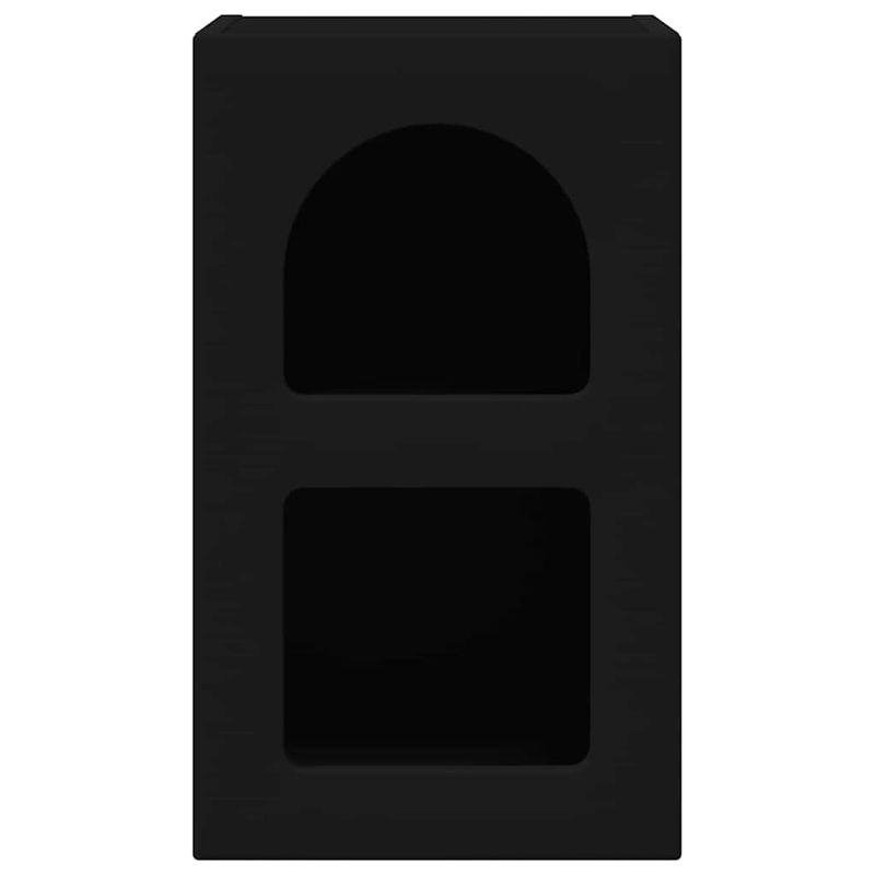 Casa si Gradina - Mobilier - Comode si corpuri - Noptiere - Noptiera Negru 29.5 x 35 x 50 cm Lemn compozit - Infinity.ro