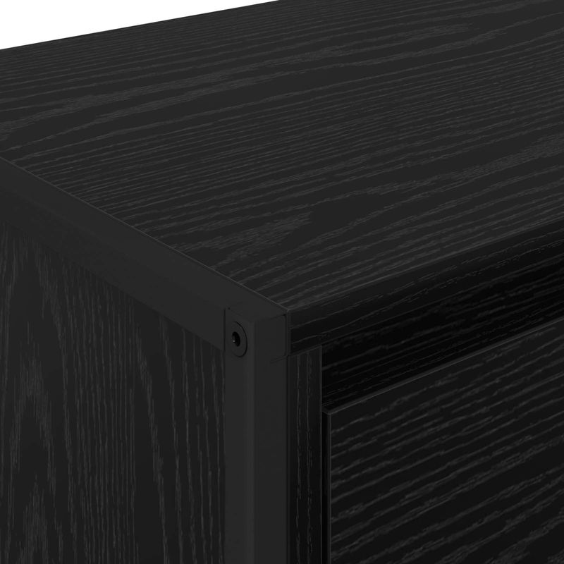 Casa si Gradina - Mobilier - Comode si corpuri - Noptiere - Noptiera Stejar Negru 39,5 x 30 x 50 cm Lemn compozit - Infinity.ro