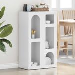 Casa si Gradina - Mobilier - Comode si corpuri - Corpuri bucatarie - Bufet Alb lucios 59 x 35 x 100,5 cm Lemn compozit - Infinity.ro