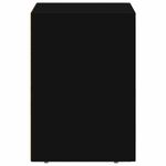 Casa si Gradina - Mobilier - Comode si corpuri - Noptiere - Noptiera Negru 29.5 x 35 x 50 cm Lemn compozit - Infinity.ro