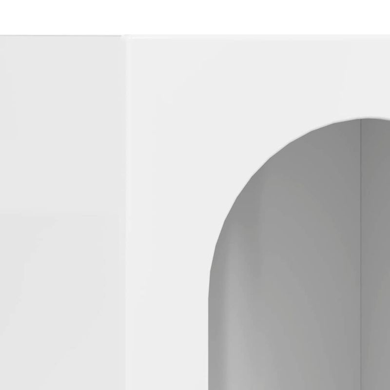 Casa si Gradina - Mobilier - Comode si corpuri - Comode - Bufet Alb lucios 59 x 35 x 80.5 cm Lemn compozit - Infinity.ro