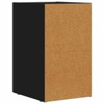 Casa si Gradina - Mobilier - Comode si corpuri - Noptiere - Noptiera Negru 29.5 x 35 x 50 cm Lemn compozit - Infinity.ro