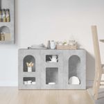 Casa si Gradina - Mobilier - Comode si corpuri - Comode - Bufet Gri din beton 100 x 35 x 59 cm Lemn compozit - Infinity.ro