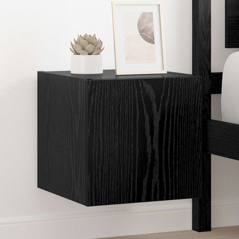 Casa si Gradina - Mobilier - Comode si corpuri - Comode - Dulap TV de perete Stejar Negru 30,5 x 35 x 30 cm Lemn compozit - Infinity.ro