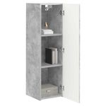 Casa si Gradina - Mobilier - Comode si corpuri - Comode - Dulap TV de perete Beton 30 x 31 x 100 cm Lemn compozit - Infinity.ro