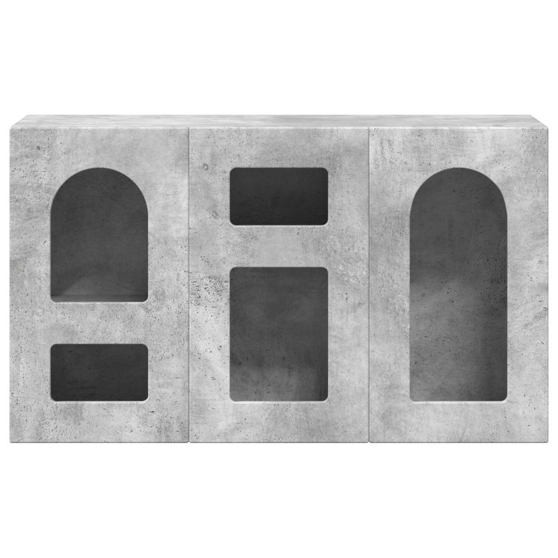 Casa si Gradina - Mobilier - Comode si corpuri - Comode - Bufet Gri din beton 100 x 35 x 59 cm Lemn compozit - Infinity.ro