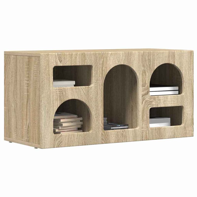 Casa si Gradina - Mobilier - Comode si corpuri - Comode - Cabinet TV Stejar Sonoma 80 x 35 x 40 cm Lemn compozit - Infinity.ro