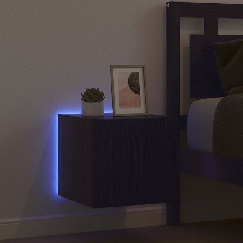 Casa si Gradina - Mobilier - Comode si corpuri - Comode - Dulap TV de perete Stejar Negru 30,5 x 35 x 30 cm Lemn compozit - Infinity.ro