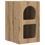 Casa si Gradina - Mobilier - Comode si corpuri - Noptiere - Noptiera Stejar Artizanal 29.5 x 35 x 50 cm Lemn compozit - Infinity.ro