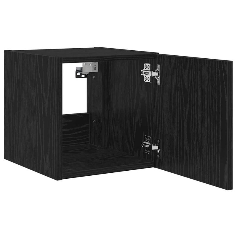Casa si Gradina - Mobilier - Comode si corpuri - Comode - Dulap TV de perete Stejar Negru 30,5 x 35 x 30 cm Lemn compozit - Infinity.ro