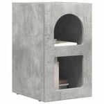 Casa si Gradina - Mobilier - Comode si corpuri - Noptiere - Noptiera 2 pcs Gri din beton 29.5 x 35 x 50 cm Lemn compozit - Infinity.ro