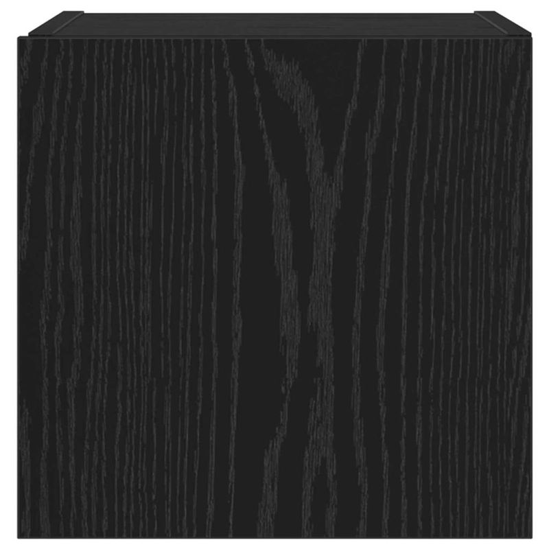 Casa si Gradina - Mobilier - Comode si corpuri - Comode - Dulap TV de perete Stejar Negru 30,5 x 35 x 30 cm Lemn compozit - Infinity.ro