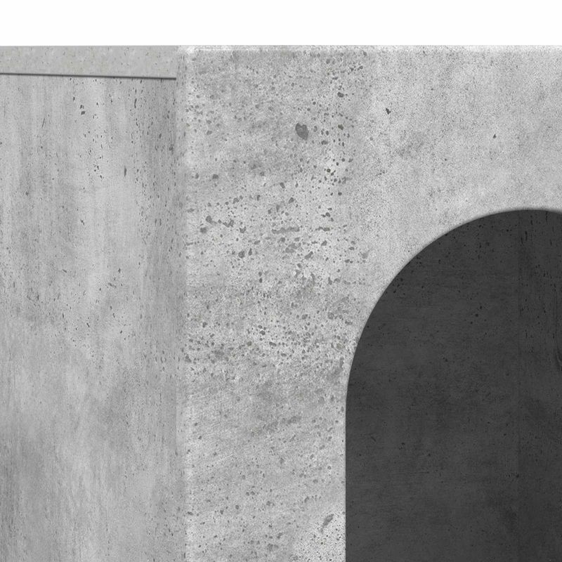 Casa si Gradina - Mobilier - Comode si corpuri - Comode - Bufet Gri din beton 100 x 35 x 59 cm Lemn compozit - Infinity.ro