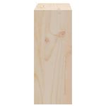 Casa si Gradina - Mobilier - Biblioteci si rafturi - Rafturi - Raft pentru vin 2 pcs natural 62 x 25 x 62 cm Lemn de pin masiv - Infinity.ro