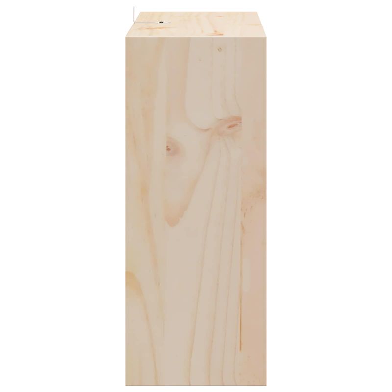 Casa si Gradina - Mobilier - Biblioteci si rafturi - Rafturi - Raft pentru vin 2 pcs natural 62 x 25 x 62 cm Lemn de pin masiv - Infinity.ro
