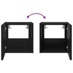 Casa si Gradina - Mobilier - Comode si corpuri - Comode - Dulap TV de perete Stejar Negru 30,5 x 35 x 30 cm Lemn compozit - Infinity.ro