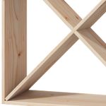 Casa si Gradina - Mobilier - Biblioteci si rafturi - Rafturi - Raft pentru vin 2 pcs natural 62 x 25 x 62 cm Lemn de pin masiv - Infinity.ro
