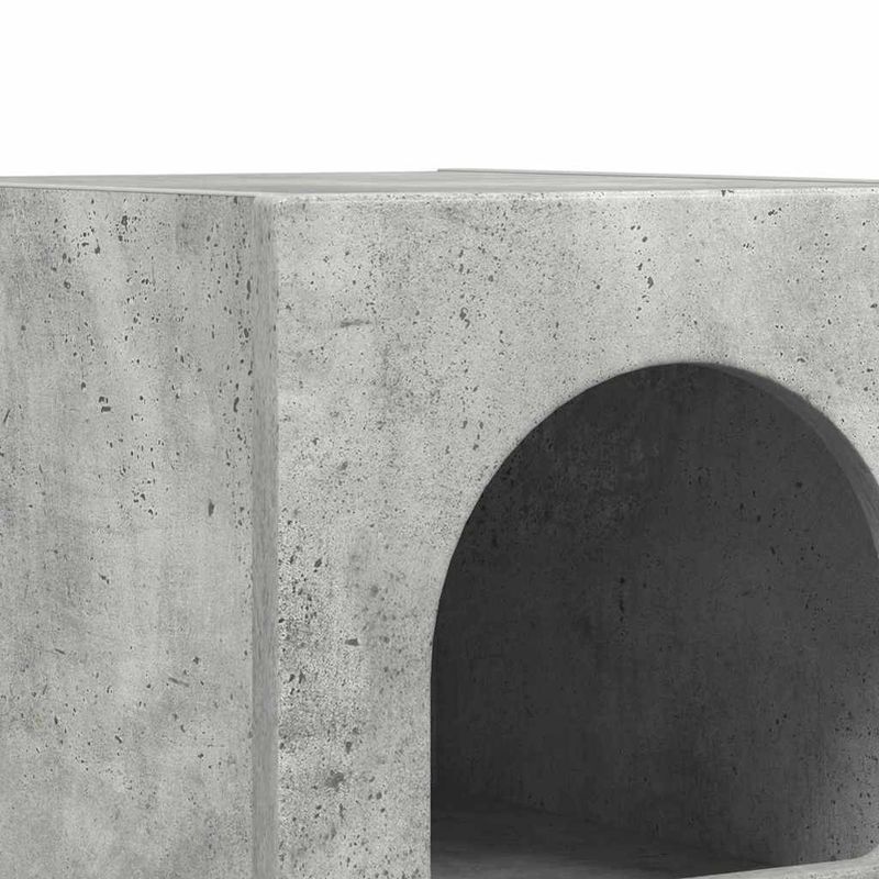 Casa si Gradina - Mobilier - Comode si corpuri - Noptiere - Noptiera 2 pcs Gri din beton 29.5 x 35 x 50 cm Lemn compozit - Infinity.ro