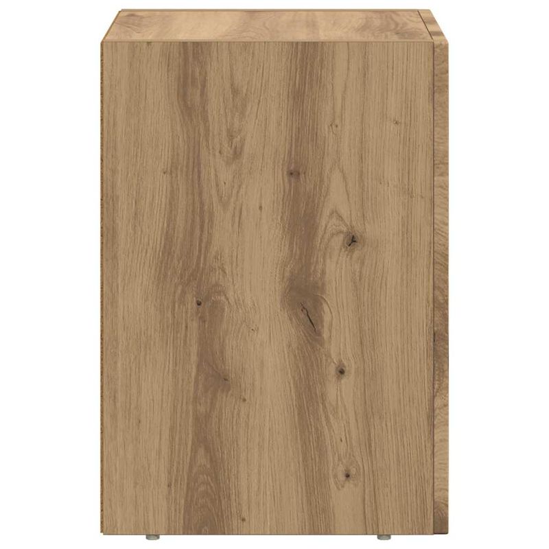 Casa si Gradina - Mobilier - Comode si corpuri - Noptiere - Noptiera Stejar Artizanal 29.5 x 35 x 50 cm Lemn compozit - Infinity.ro