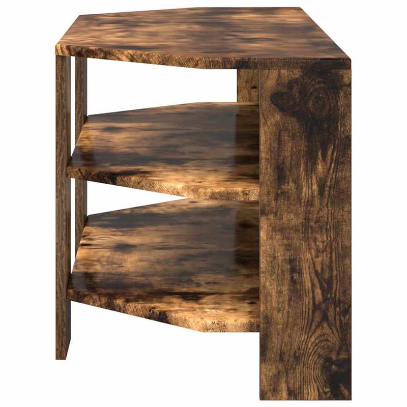 Casa si Gradina - Mobilier - Comode si corpuri - Comode - DulapdecoltpentruTV Stejar fumuriu 102x40,5x45cm Lemn compozit - Infinity.ro