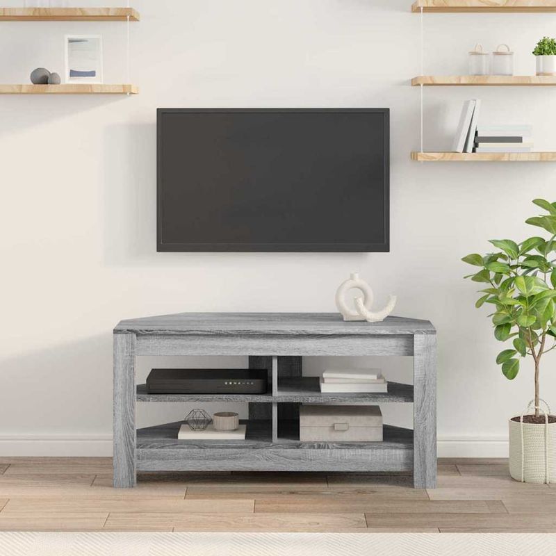 Casa si Gradina - Mobilier - Comode si corpuri - Comode - DulapdecoltpentruTV Gri Sonoma 102 x 40,5 x 45 cm Lemn compozit - Infinity.ro