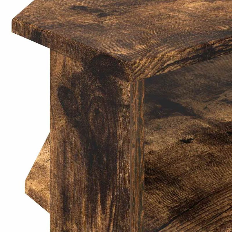 Casa si Gradina - Mobilier - Comode si corpuri - Comode - DulapdecoltpentruTV Stejar fumuriu 102x40,5x45cm Lemn compozit - Infinity.ro