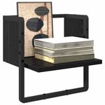 Casa si Gradina - Mobilier - Biblioteci si rafturi - Rafturi - Raft de perete Stejar Negru 30 x 25 x 30 cm Lemn compozit - Infinity.ro